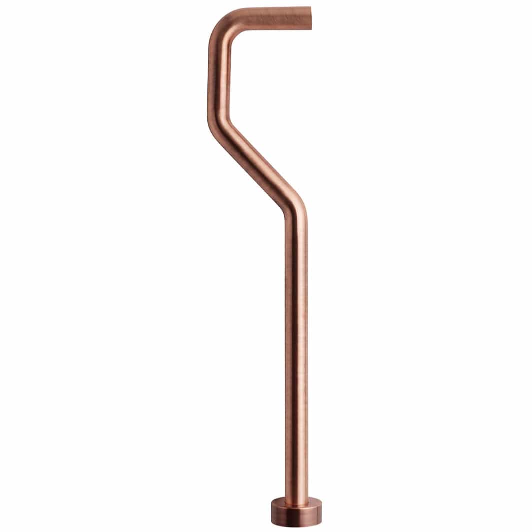 Tapwell XA22 S-Gulvrør for vannlås Ø32mm Oksiderende kobber Tapwell Vannlås TA-9418788
