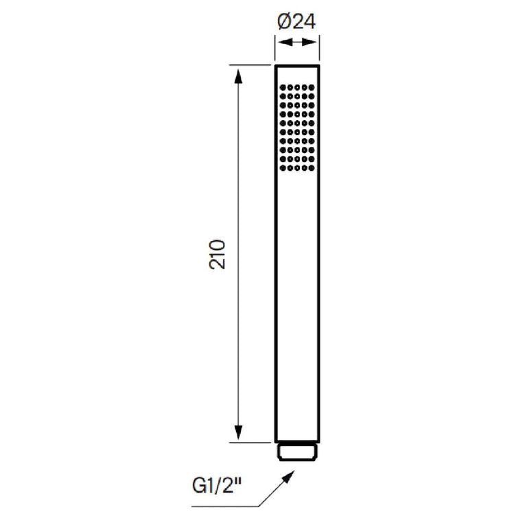 Tapwell ZDOC067 CR Brillo Dusjhode