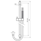 Tapwell ZSAL300 DSO Dusjsett i metall