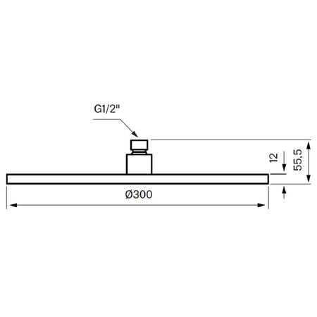 Tapwell ZSOF079 Taksil Ø300mm