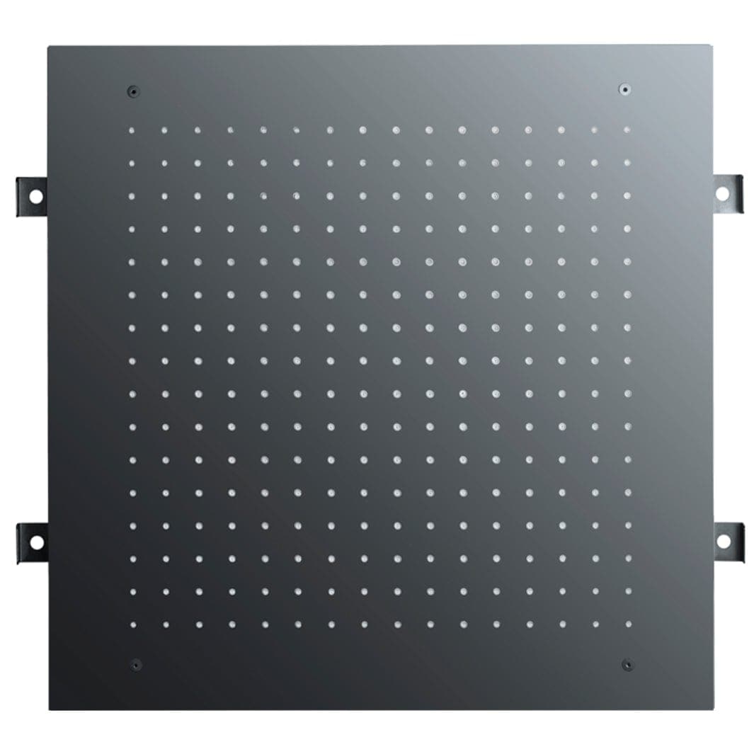 Tapwell ZSOF095 Taksil 500x500mm for innfelling i tak Black chrome Tapwell Dusjtilbehør TA-9423017