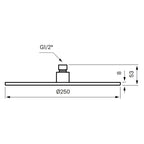 Tapwell ZSOF250 Taksil Ø250mm