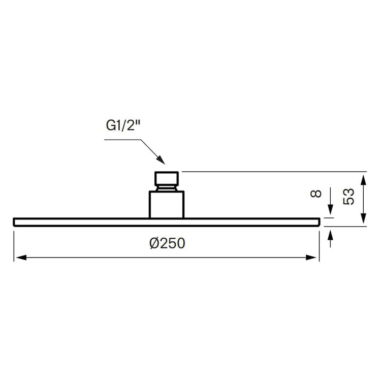 Tapwell ZSOF250 Taksil Ø250mm