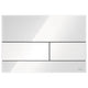 TECEsquare Betjeningsplate Glass Hvit glass / Hvit Tece Betjeningsplate og trykknapper TE-6122207