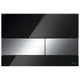 TECEsquare Betjeningsplate Glass Svart glass / Krom Tece Betjeningsplate og trykknapper TE-6122215