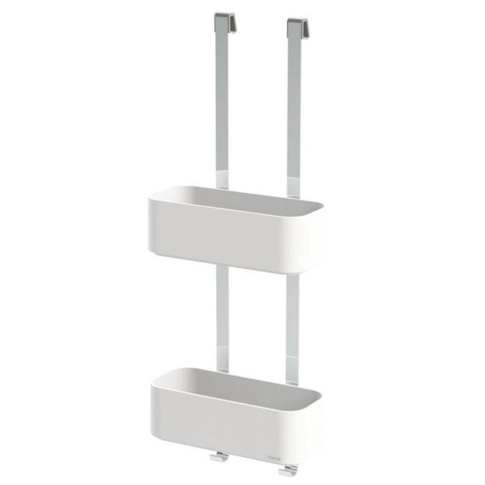 Tiger 2-Store Shower Caddy dusjkurv  Hvit matt Tiger Dusjhylle CO-1500210146