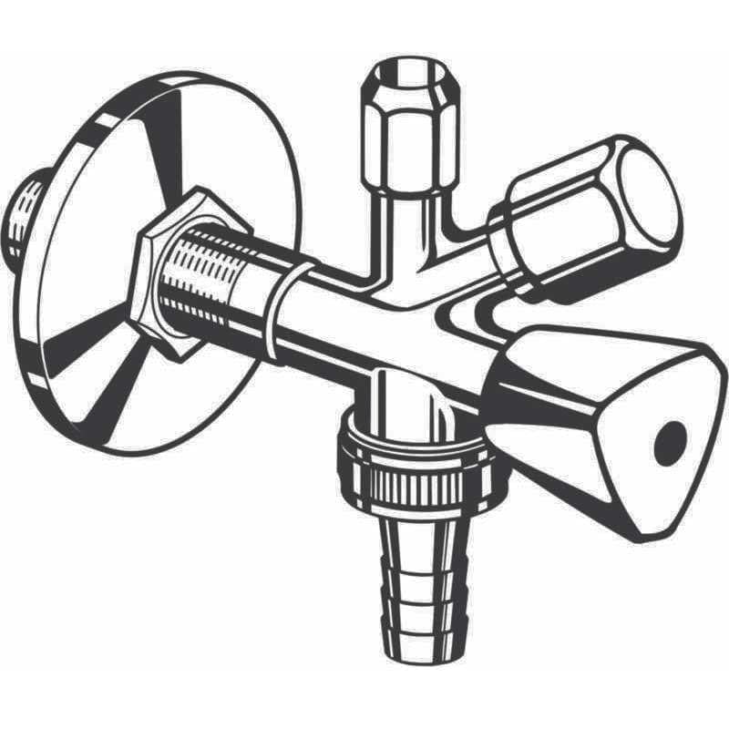 Vaskemaskinkran for Rør i Rør NIL 6627 Froster Vaskemaskinkran AH-4385985