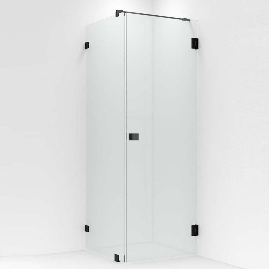 VikingBad Emil Glassfelt H200cm - inkl. støttestag, veggfeste og gulvfeste VikingBad Dusjvegg