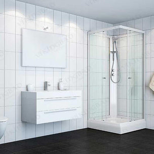 OUTLET: Vikingbad Kiev Dusjkabinett Rett H210cm
