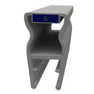 Vikingbad Magnetprofil Liam Fast Glassfelt 180° nisjemontering