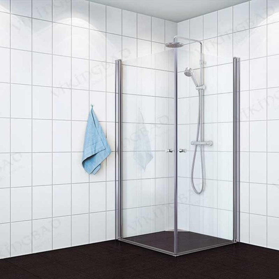 VikingBad Mats Dusjhjørne Rett H195cm VikingBad Dusjhjørne