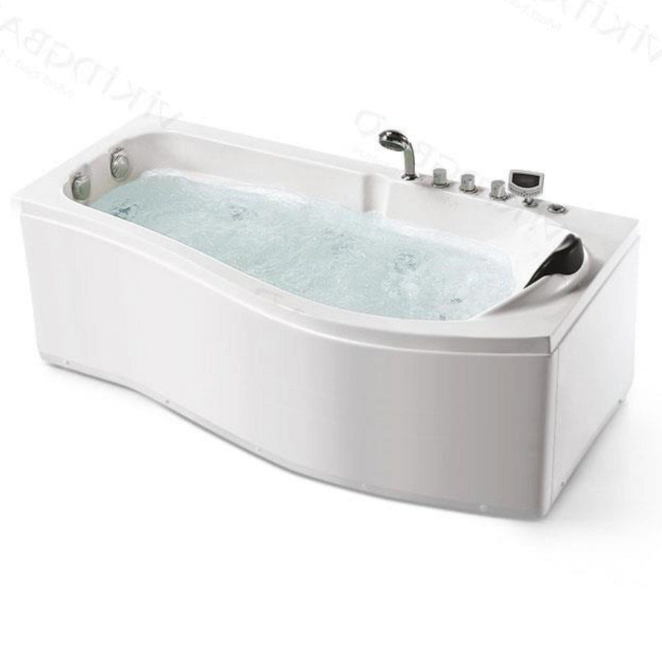 VikingBad Raet Massasjebad 173 170cm / Standard / Venstre VikingBad Boblebadekar VB-107074