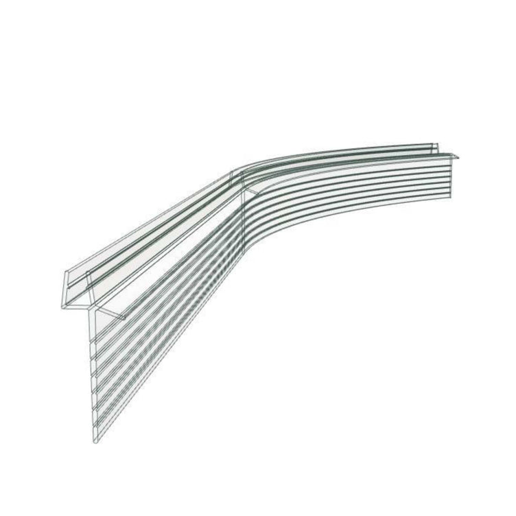 Vikingbad Subbelist Liam Buet PVC H51mm Rivbar - B79cm