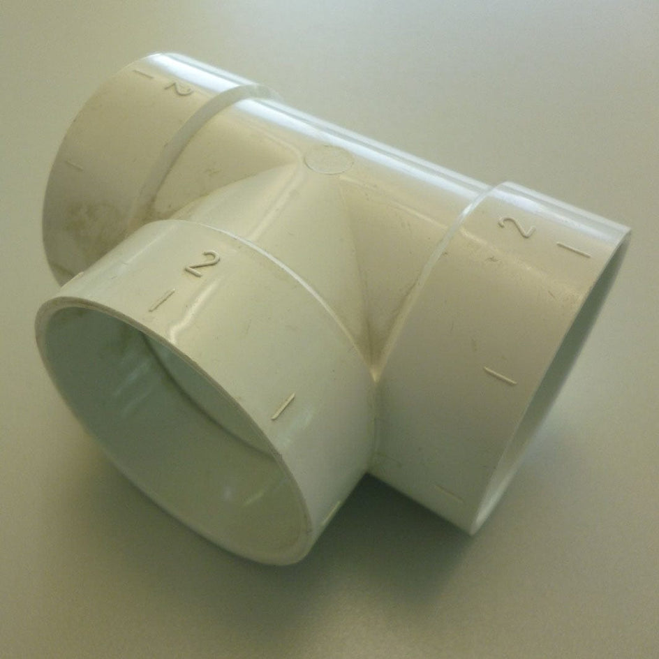 Villavent Ø51mm T-Rør for Kontakt Villavent Rør og tilbehør SY-12293