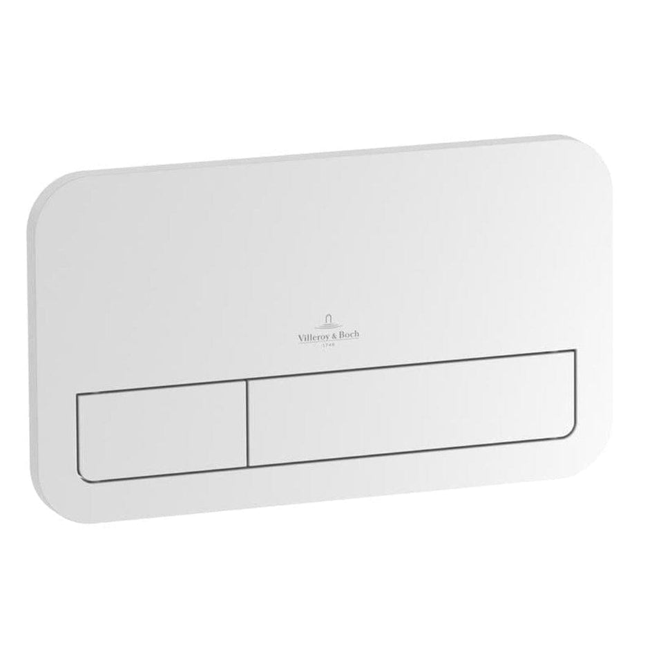 Villeroy & Boch ViConnect E200 Trykkplate Hvit Villeroy & Boch Betjeningsplate og trykknapper VIL-6026003