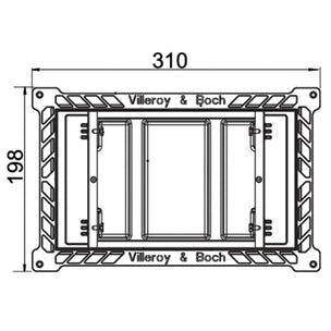 OUTLET: Villeroy & Boch ViConnect Flush-Mounted